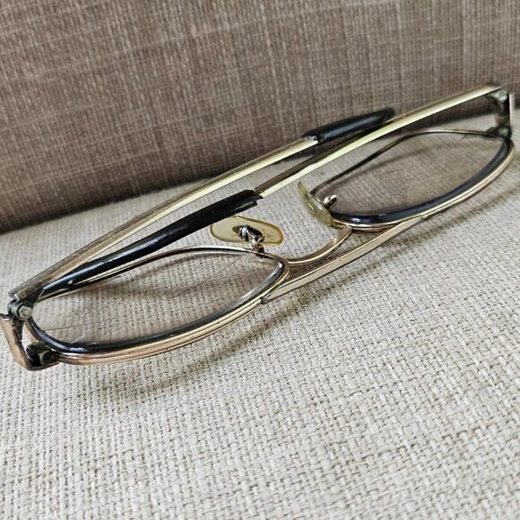 Universal Vintage Eyeglasses Frame 12k GF Gold Tone Unisex Glasses 50[]20 534 main image 7